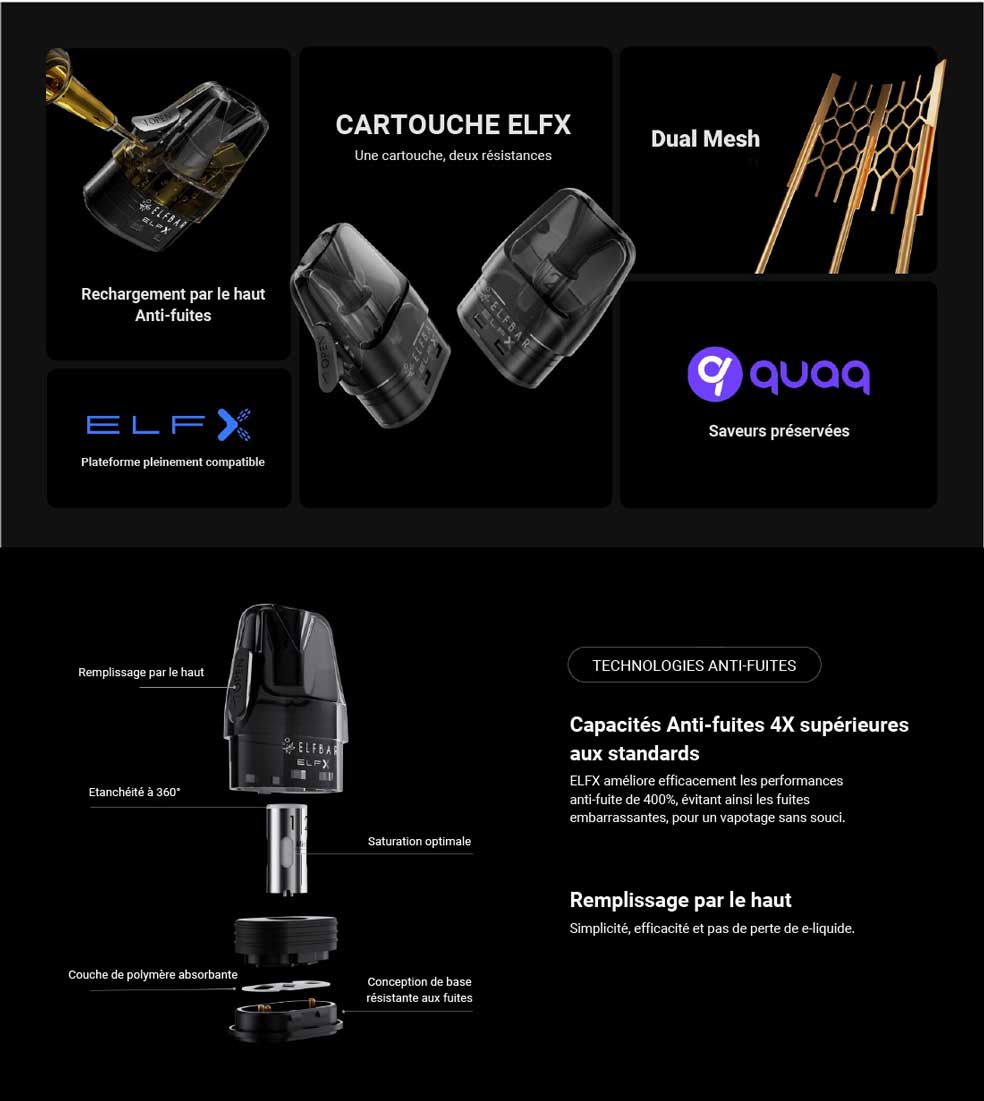 ELFX&ELFLIQ cartridge